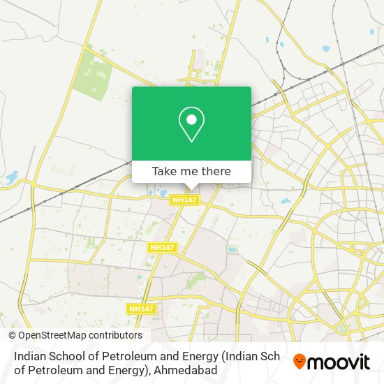 Indian School of Petroleum and Energy map