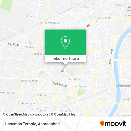 Hanuman Temple map