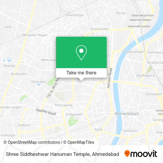 Shree Siddheshwar Hanuman Temple map