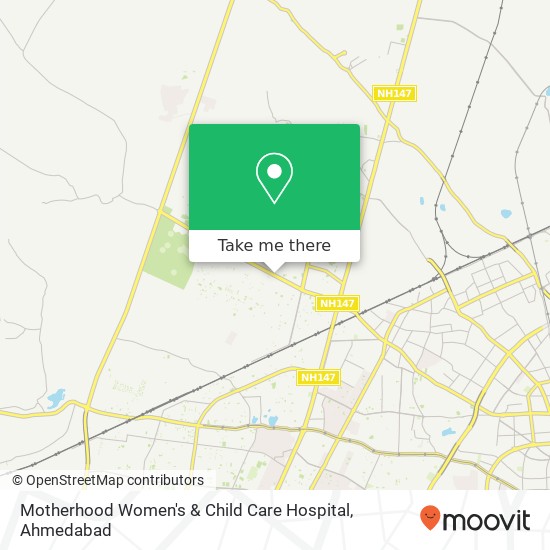 Motherhood Women's & Child Care Hospital map