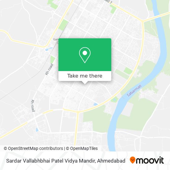 Sardar Vallabhbhai Patel Vidya Mandir map