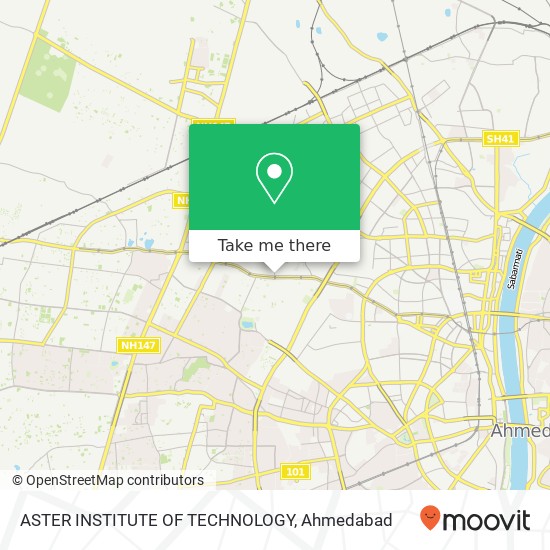 ASTER INSTITUTE OF TECHNOLOGY map