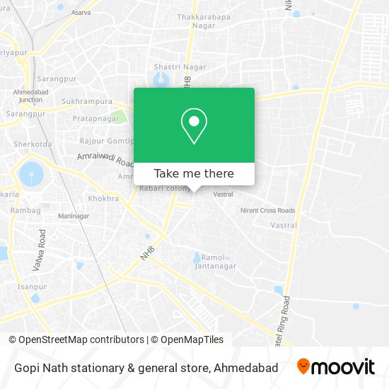 Gopi Nath stationary & general store map