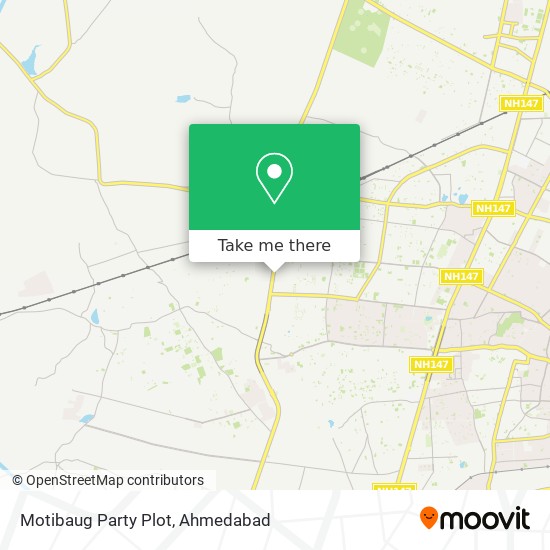 Motibaug Party Plot map