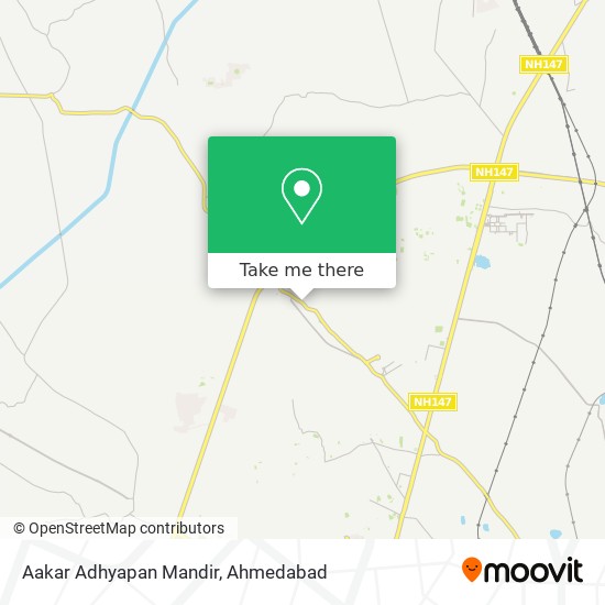 Aakar Adhyapan Mandir map