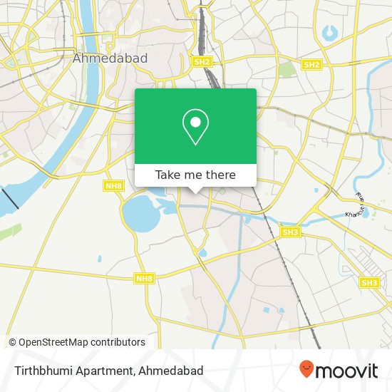 Tirthbhumi Apartment map