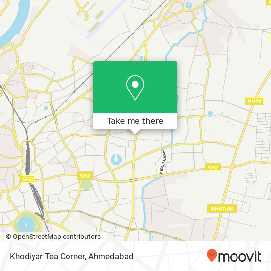 Khodiyar Tea Corner map