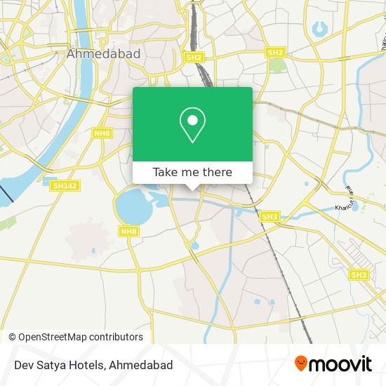 Dev Satya Hotels map
