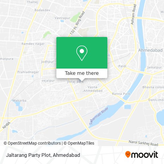 Jaltarang Party Plot map