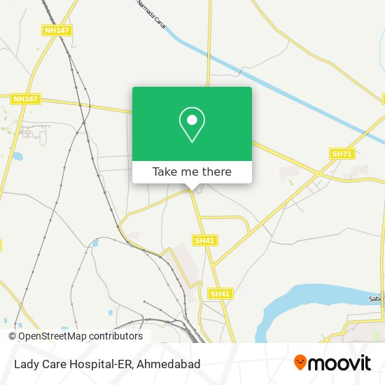 Lady Care Hospital-ER map