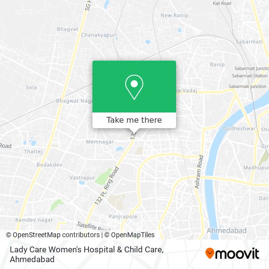 Lady Care Women's Hospital & Child Care map