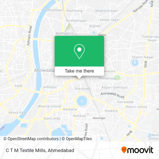 C T M Textile Mills map
