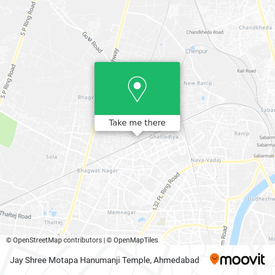 Jay Shree Motapa Hanumanji Temple map