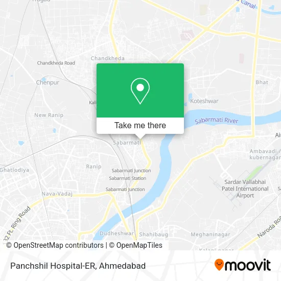Panchshil Hospital-ER map