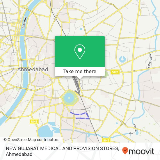 NEW GUJARAT MEDICAL AND PROVISION STORES map