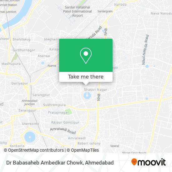 Dr Babasaheb Ambedkar Chowk map