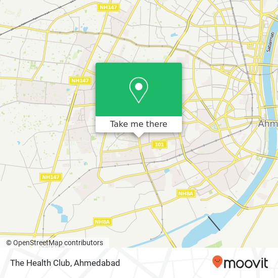 The Health Club map