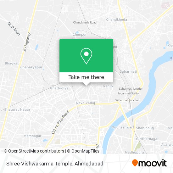 Shree Vishwakarma Temple map