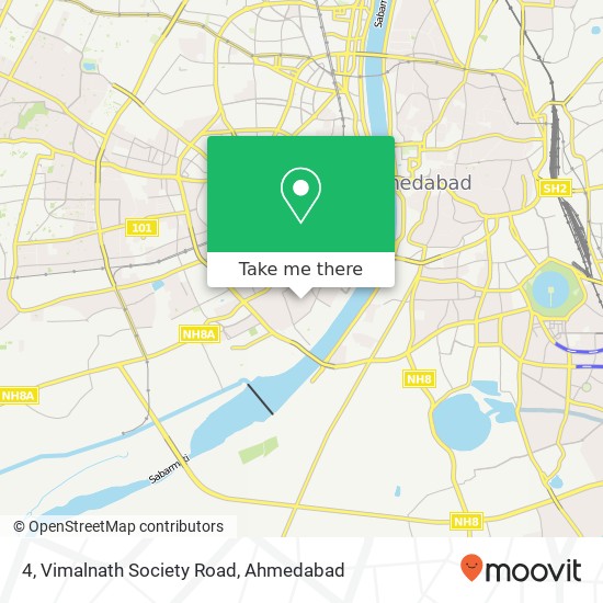 4, Vimalnath Society Road map