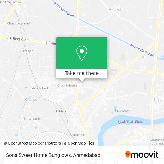 Sona Sweet Home Bunglows map