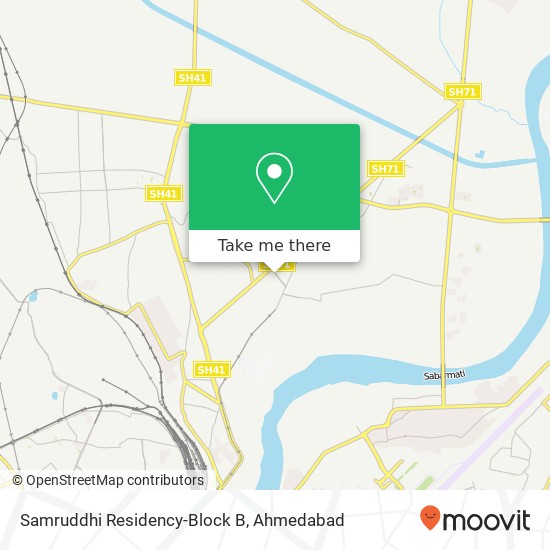 Samruddhi Residency-Block B map
