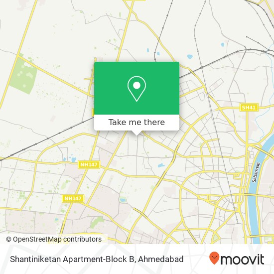 Shantiniketan Apartment-Block B map