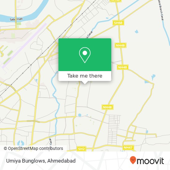 Umiya Bunglows map