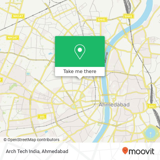 Arch Tech India map