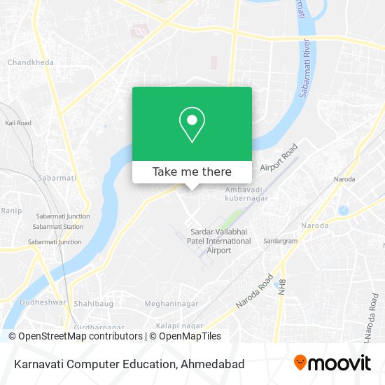 Karnavati Computer Education map