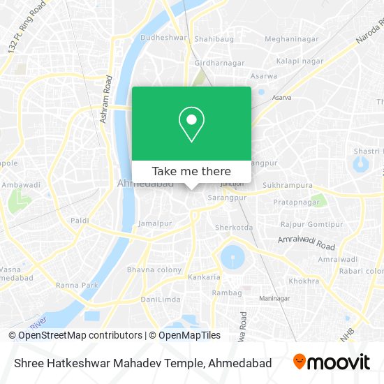 Shree Hatkeshwar Mahadev Temple map