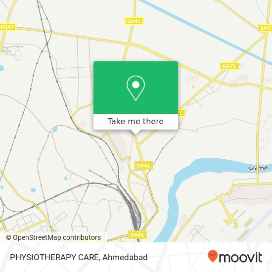 PHYSIOTHERAPY CARE map
