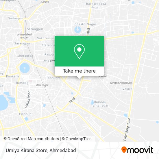Umiya Kirana Store map