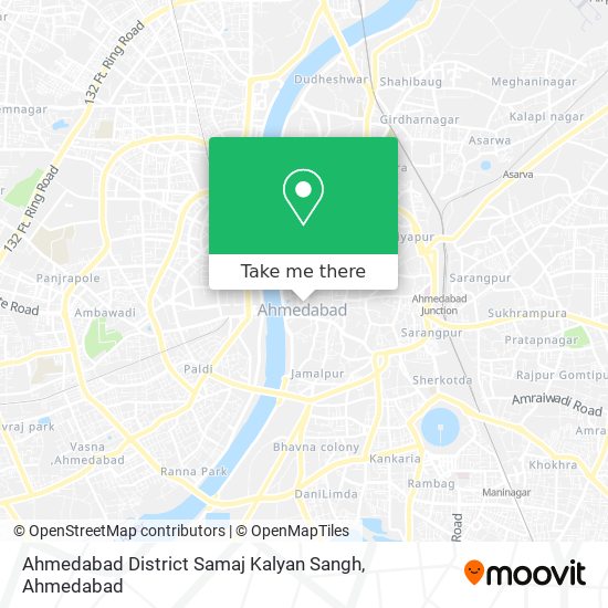 Ahmedabad District Samaj Kalyan Sangh map