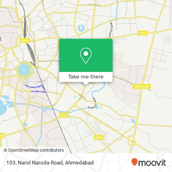103, Narol Naroda Road map