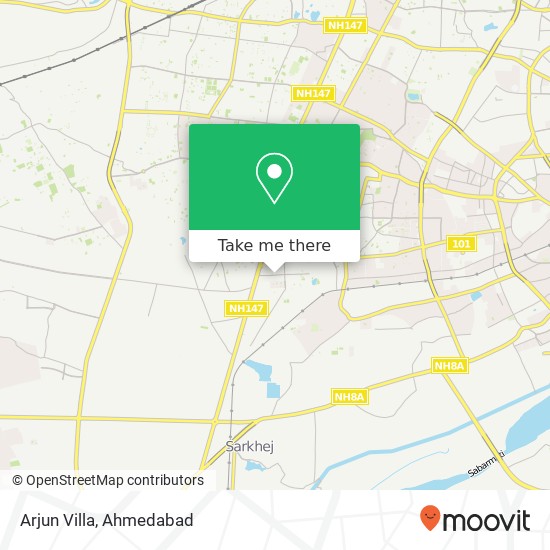 Arjun Villa map