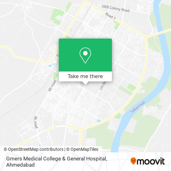 Gmers Medical College & General Hospital map