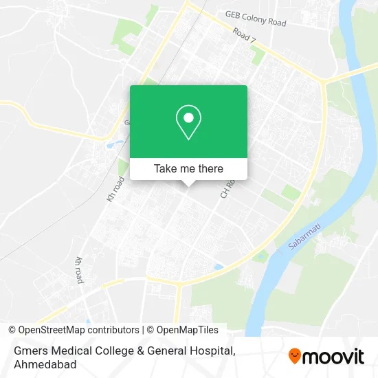 Gmers Medical College & General Hospital map