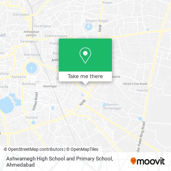 Ashwamegh High School and Primary School map