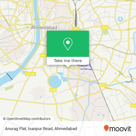 Anurag Flat, Isanpur Road map