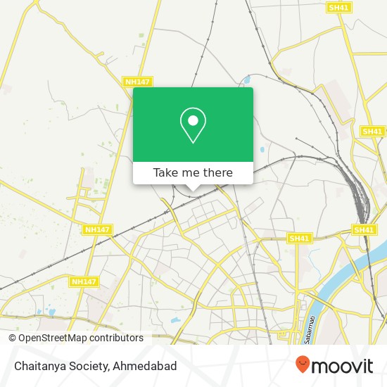 Chaitanya Society map