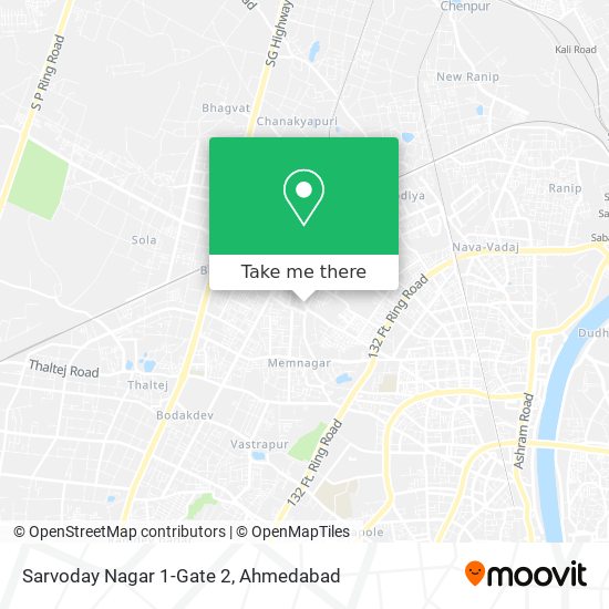 Sarvoday Nagar 1-Gate 2 map