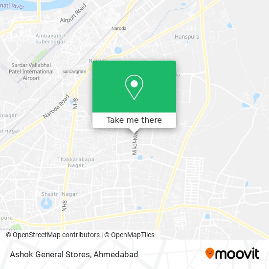Ashok General Stores map