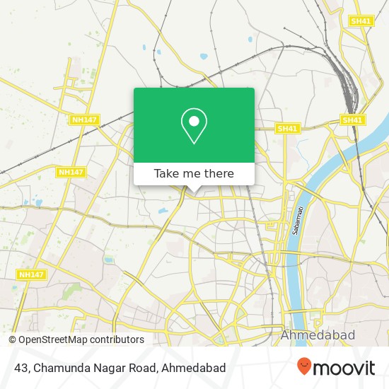 43, Chamunda Nagar Road map