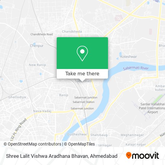 Shree Lalit Vishwa Aradhana Bhavan map
