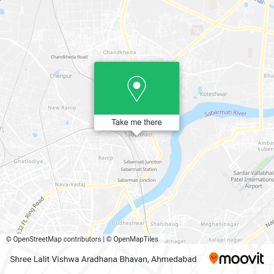 Shree Lalit Vishwa Aradhana Bhavan map