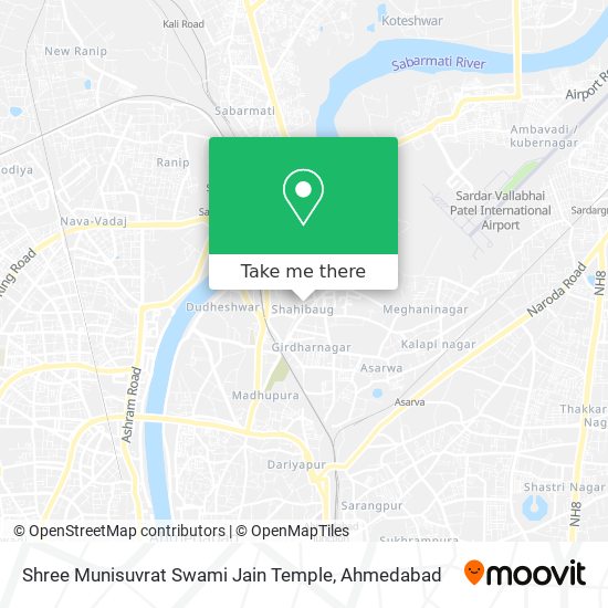Shree Munisuvrat Swami Jain Temple map