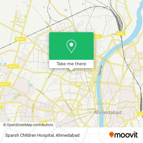 Sparsh Children Hospital map
