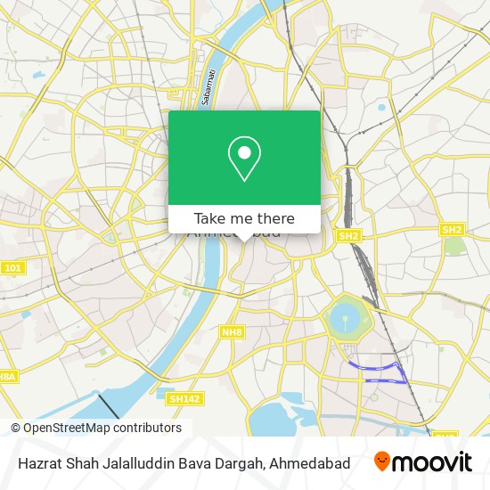 Hazrat Shah Jalalluddin Bava Dargah map