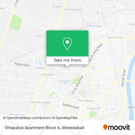 Sthapatya Apartment-Block A map