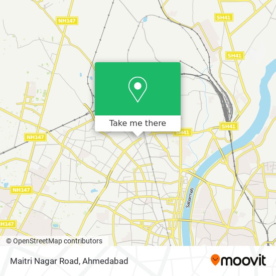 Maitri Nagar Road map